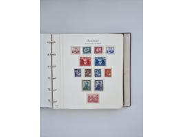 1948/90, in den Hauptnummern augenscheinlich komplette gestempelte Sammlungen Berlin 1948-90 und DDR 1949-90, sowie eine fast