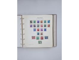 1948/90, in den Hauptnummern augenscheinlich komplette gestempelte Sammlungen Berlin 1948-90 und DDR 1949-90, sowie eine fast