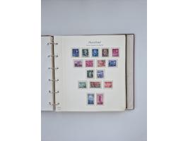 1948/90, in den Hauptnummern augenscheinlich komplette gestempelte Sammlungen Berlin 1948-90 und DDR 1949-90, sowie eine fast