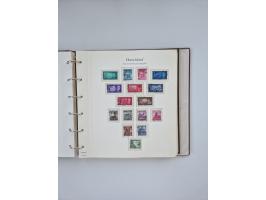 1948/90, in den Hauptnummern augenscheinlich komplette gestempelte Sammlungen Berlin 1948-90 und DDR 1949-90, sowie eine fast