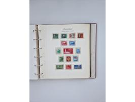 1948/90, in den Hauptnummern augenscheinlich komplette gestempelte Sammlungen Berlin 1948-90 und DDR 1949-90, sowie eine fast