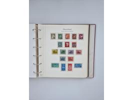 1948/90, in den Hauptnummern augenscheinlich komplette gestempelte Sammlungen Berlin 1948-90 und DDR 1949-90, sowie eine fast