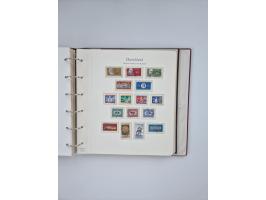 1948/90, in den Hauptnummern augenscheinlich komplette gestempelte Sammlungen Berlin 1948-90 und DDR 1949-90, sowie eine fast