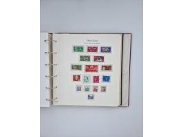 1948/90, in den Hauptnummern augenscheinlich komplette gestempelte Sammlungen Berlin 1948-90 und DDR 1949-90, sowie eine fast