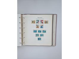 1948/90, in den Hauptnummern augenscheinlich komplette gestempelte Sammlungen Berlin 1948-90 und DDR 1949-90, sowie eine fast