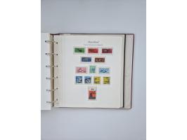 1948/90, in den Hauptnummern augenscheinlich komplette gestempelte Sammlungen Berlin 1948-90 und DDR 1949-90, sowie eine fast
