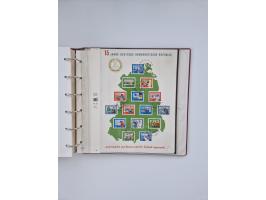 1948/90, in den Hauptnummern augenscheinlich komplette gestempelte Sammlungen Berlin 1948-90 und DDR 1949-90, sowie eine fast