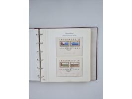 1948/90, in den Hauptnummern augenscheinlich komplette gestempelte Sammlungen Berlin 1948-90 und DDR 1949-90, sowie eine fast