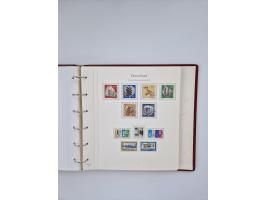 1948/90, in den Hauptnummern augenscheinlich komplette gestempelte Sammlungen Berlin 1948-90 und DDR 1949-90, sowie eine fast