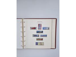 1948/90, in den Hauptnummern augenscheinlich komplette gestempelte Sammlungen Berlin 1948-90 und DDR 1949-90, sowie eine fast