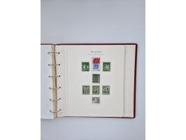 1948/90, in den Hauptnummern augenscheinlich komplette gestempelte Sammlungen Berlin 1948-90 und DDR 1949-90, sowie eine fast