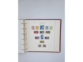 1948/90, in den Hauptnummern augenscheinlich komplette gestempelte Sammlungen Berlin 1948-90 und DDR 1949-90, sowie eine fast