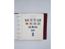 1948/90, in den Hauptnummern augenscheinlich komplette gestempelte Sammlungen Berlin 1948-90 und DDR 1949-90, sowie eine fast