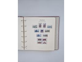 1948/90, in den Hauptnummern augenscheinlich komplette gestempelte Sammlungen Berlin 1948-90 und DDR 1949-90, sowie eine fast