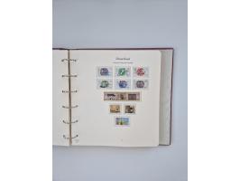 1948/90, in den Hauptnummern augenscheinlich komplette gestempelte Sammlungen Berlin 1948-90 und DDR 1949-90, sowie eine fast
