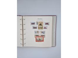 1948/90, in den Hauptnummern augenscheinlich komplette gestempelte Sammlungen Berlin 1948-90 und DDR 1949-90, sowie eine fast