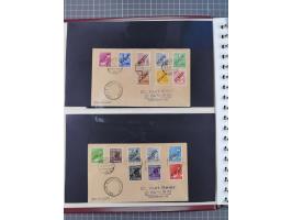 1949/79 (ca.), interessante Sammlung FDC und ETB, dabei U.a. amtliche ETB Berlin sowie FDC Bund Mi. 116, 117-20, 121-22, 143-