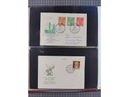 1949/79 (ca.), interessante Sammlung FDC und ETB, dabei U.a. amtliche ETB Berlin sowie FDC Bund Mi. 116, 117-20, 121-22, 143-