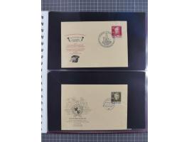 1949/79 (ca.), interessante Sammlung FDC und ETB, dabei U.a. amtliche ETB Berlin sowie FDC Bund Mi. 116, 117-20, 121-22, 143-