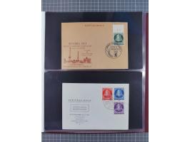 1949/79 (ca.), interessante Sammlung FDC und ETB, dabei U.a. amtliche ETB Berlin sowie FDC Bund Mi. 116, 117-20, 121-22, 143-