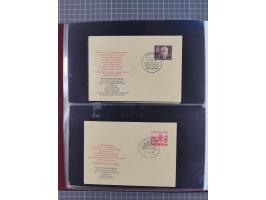 1949/79 (ca.), interessante Sammlung FDC und ETB, dabei U.a. amtliche ETB Berlin sowie FDC Bund Mi. 116, 117-20, 121-22, 143-