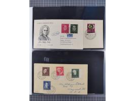 1949/79 (ca.), interessante Sammlung FDC und ETB, dabei U.a. amtliche ETB Berlin sowie FDC Bund Mi. 116, 117-20, 121-22, 143-
