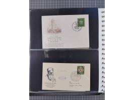 1949/79 (ca.), interessante Sammlung FDC und ETB, dabei U.a. amtliche ETB Berlin sowie FDC Bund Mi. 116, 117-20, 121-22, 143-