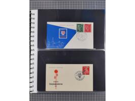 1949/79 (ca.), interessante Sammlung FDC und ETB, dabei U.a. amtliche ETB Berlin sowie FDC Bund Mi. 116, 117-20, 121-22, 143-