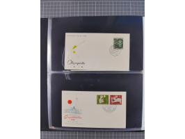 1949/79 (ca.), interessante Sammlung FDC und ETB, dabei U.a. amtliche ETB Berlin sowie FDC Bund Mi. 116, 117-20, 121-22, 143-