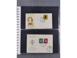 1949/79 (ca.), interessante Sammlung FDC und ETB, dabei U.a. amtliche ETB Berlin sowie FDC Bund Mi. 116, 117-20, 121-22, 143-