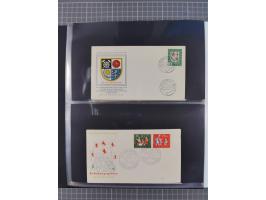 1949/79 (ca.), interessante Sammlung FDC und ETB, dabei U.a. amtliche ETB Berlin sowie FDC Bund Mi. 116, 117-20, 121-22, 143-