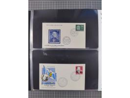 1949/79 (ca.), interessante Sammlung FDC und ETB, dabei U.a. amtliche ETB Berlin sowie FDC Bund Mi. 116, 117-20, 121-22, 143-