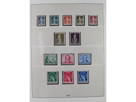 1949/80 (ca.), postfrische (vereinzelt ungebrauchte) und zusätzlich gestempelte Sammlungen Bund, Berlin und DDR in 3 Kartons,