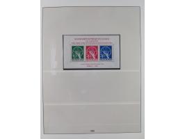 1949/80 (ca.), postfrische (vereinzelt ungebrauchte) und zusätzlich gestempelte Sammlungen Bund, Berlin und DDR in 3 Kartons,