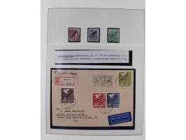 1949/80 (ca.), postfrische (vereinzelt ungebrauchte) und zusätzlich gestempelte Sammlungen Bund, Berlin und DDR in 3 Kartons,
