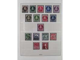 1949/80 (ca.), postfrische (vereinzelt ungebrauchte) und zusätzlich gestempelte Sammlungen Bund, Berlin und DDR in 3 Kartons,