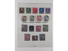 1949/80 (ca.), postfrische (vereinzelt ungebrauchte) und zusätzlich gestempelte Sammlungen Bund, Berlin und DDR in 3 Kartons,