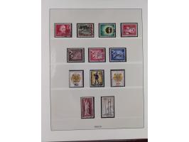 1949/80 (ca.), postfrische (vereinzelt ungebrauchte) und zusätzlich gestempelte Sammlungen Bund, Berlin und DDR in 3 Kartons,