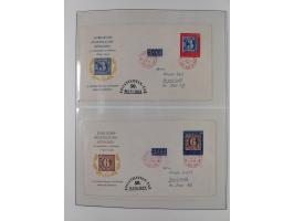 1949/80 (ca.), postfrische (vereinzelt ungebrauchte) und zusätzlich gestempelte Sammlungen Bund, Berlin und DDR in 3 Kartons,