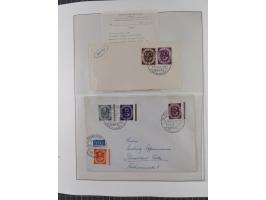 1949/80 (ca.), postfrische (vereinzelt ungebrauchte) und zusätzlich gestempelte Sammlungen Bund, Berlin und DDR in 3 Kartons,