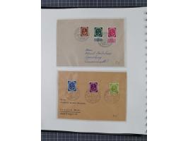 1949/80 (ca.), postfrische (vereinzelt ungebrauchte) und zusätzlich gestempelte Sammlungen Bund, Berlin und DDR in 3 Kartons,