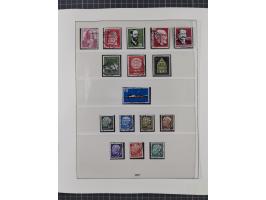 1949/80 (ca.), postfrische (vereinzelt ungebrauchte) und zusätzlich gestempelte Sammlungen Bund, Berlin und DDR in 3 Kartons,