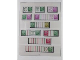 1949/74, Zusammendrucke, postfrische, in den Hauptnummern komplette Sammlung; sehr schöne Erhaltung.

