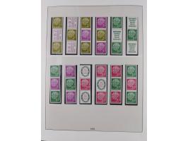 1949/74, Zusammendrucke, postfrische, in den Hauptnummern komplette Sammlung; sehr schöne Erhaltung.

