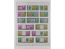 1949/74, Zusammendrucke, postfrische, in den Hauptnummern komplette Sammlung; sehr schöne Erhaltung.

