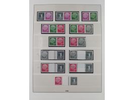 1949/74, Zusammendrucke, postfrische, in den Hauptnummern komplette Sammlung; sehr schöne Erhaltung.

