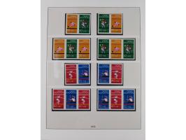 1949/74, Zusammendrucke, postfrische, in den Hauptnummern komplette Sammlung; sehr schöne Erhaltung.

