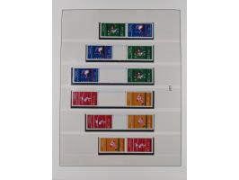 1949/74, Zusammendrucke, postfrische, in den Hauptnummern komplette Sammlung; sehr schöne Erhaltung.

