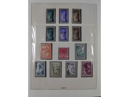 1949/79, postfrische und zusätzlich gestempelte Sammlung, in den Hauptnummern komplett, einschließlich Vor- und Mitläufern, d