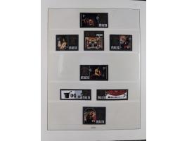 1949/79, postfrische und zusätzlich gestempelte Sammlung, in den Hauptnummern komplett, einschließlich Vor- und Mitläufern, d